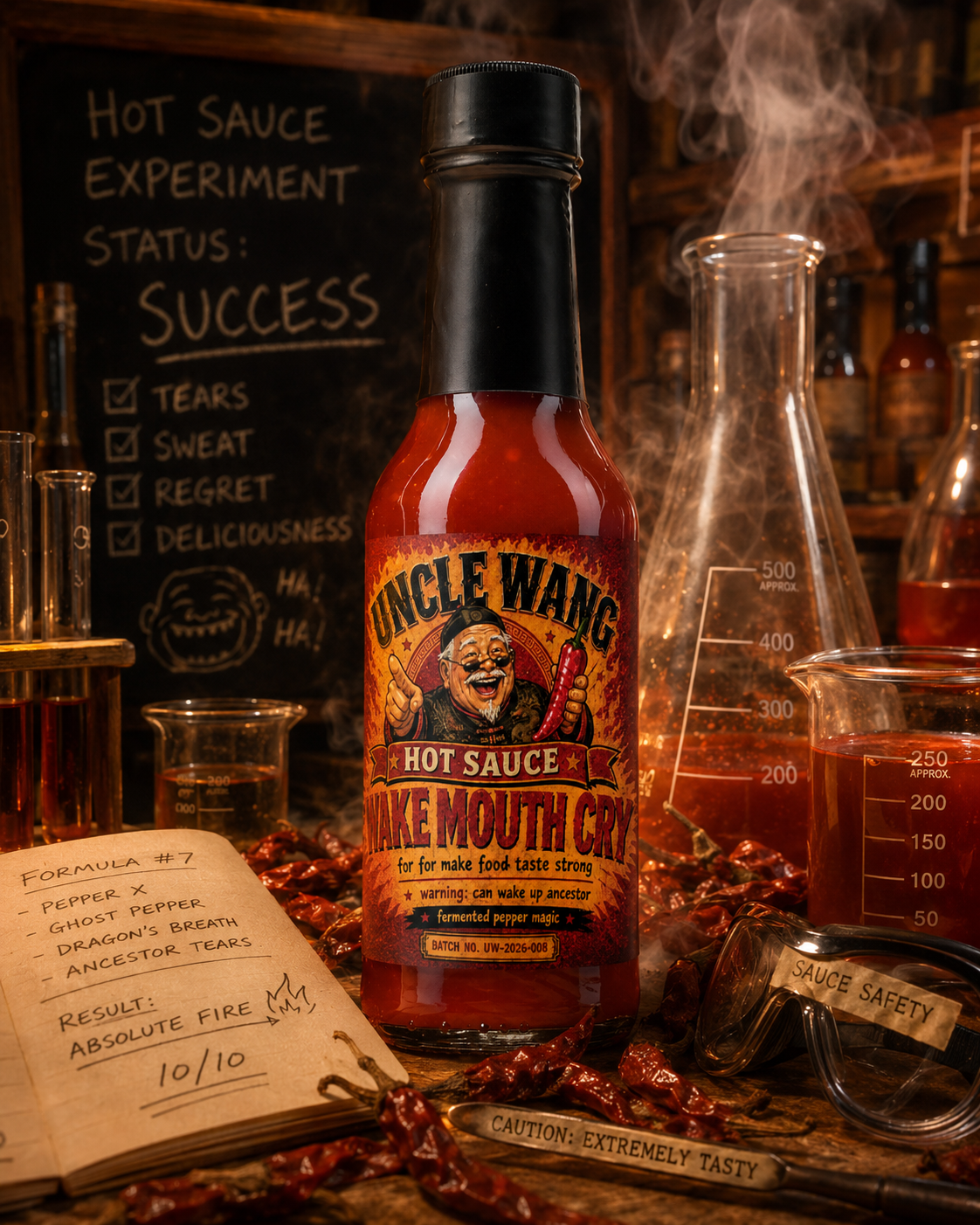 Uncle Wang Make Mouth Cry Hot Sauce