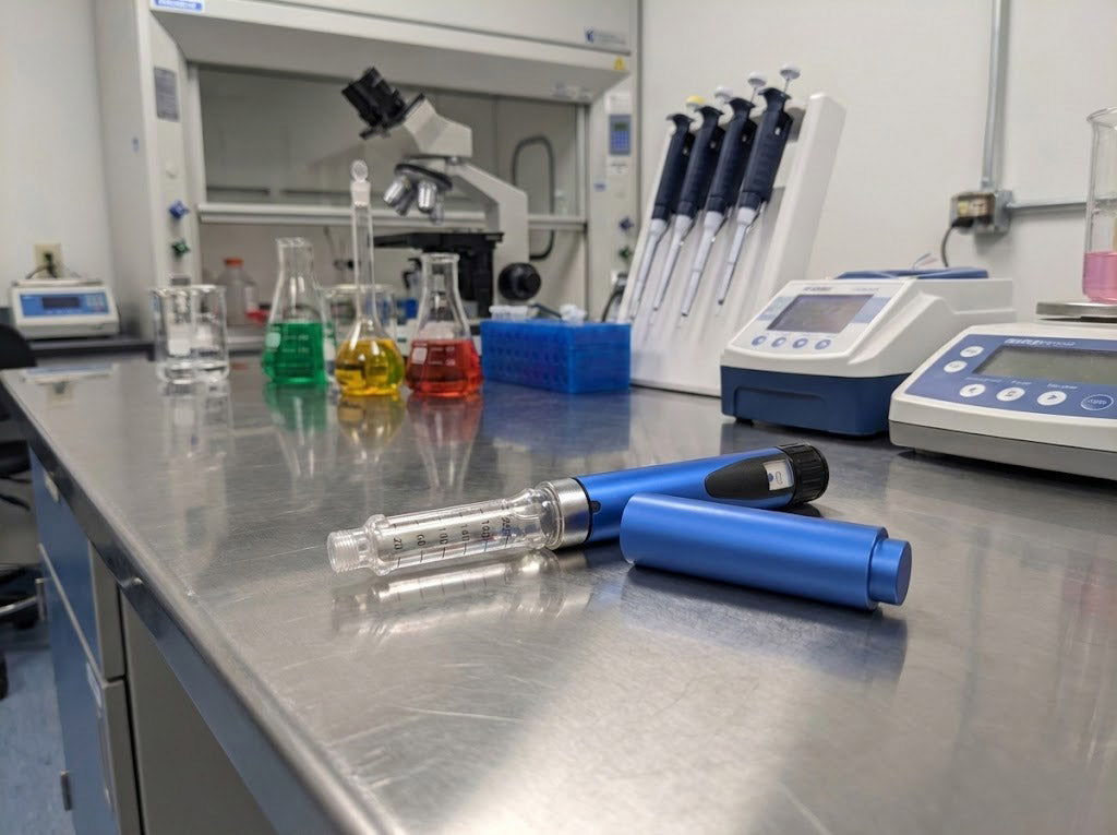 Peptide Critic Research Pen Blue V2